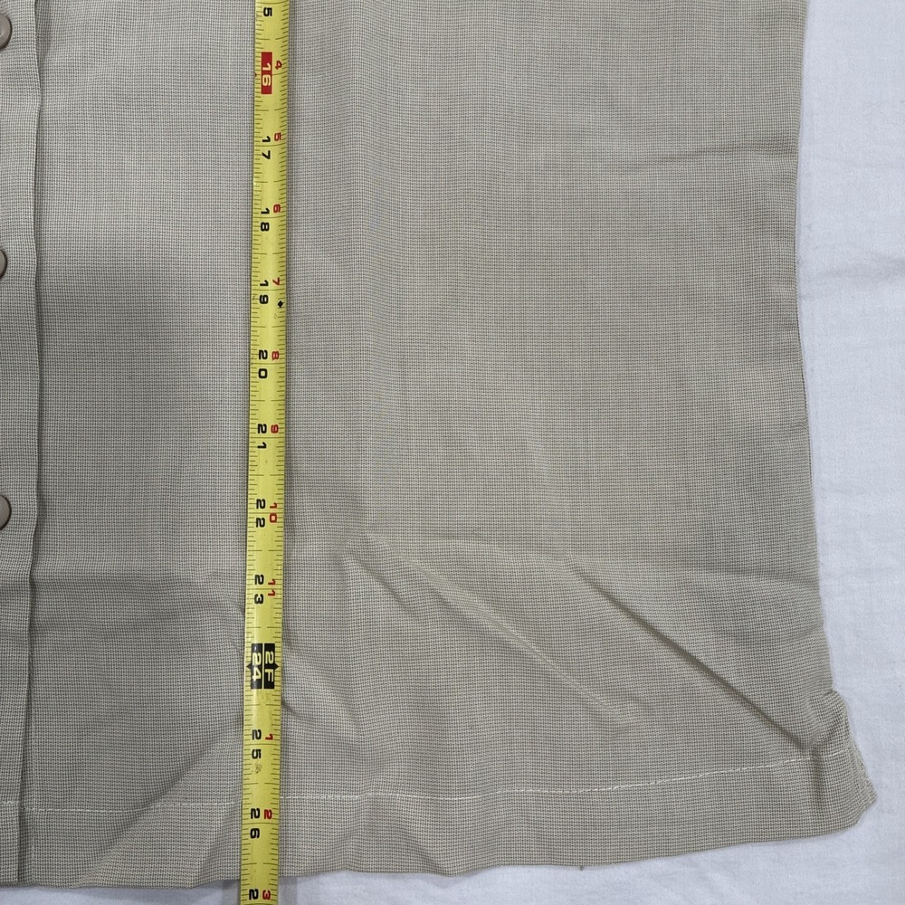 NEW STORMTECH BEIGE BUTTON UP BLOUSE WOMEN'S XL - Picture 6 of 12